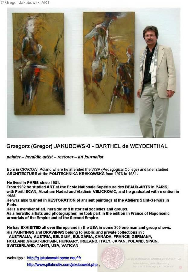 YIN & YANG, 
Ewa MASLOWSKA & Gregor JAKUBOWSKI, oil paintings
September 29 to October 10, 2009